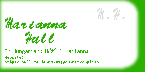 marianna hull business card